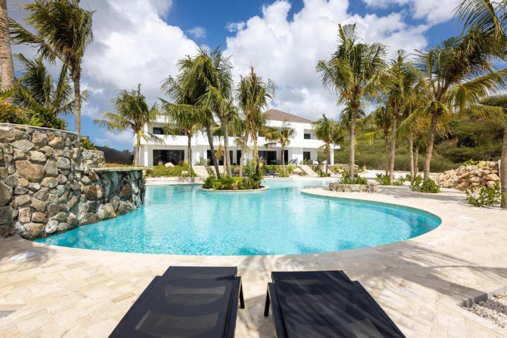 Blue Bay Penthouse Reef 5, Beach Golf Pool Dive With Ocean View Dorp Dorp Sint Michiel Extérieur photo