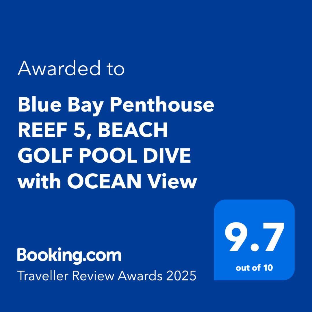 Blue Bay Penthouse Reef 5, Beach Golf Pool Dive With Ocean View Dorp Dorp Sint Michiel Extérieur photo